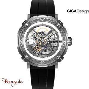 Montre Ciga Design Magician fancy sylver homme M051-SS01-W6B
