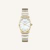 Montre Rosefield Oval Pearl Duatone Femme OVWDSG-OV17