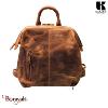 Sac à dos KASZER collection Nevada Marron naturel clair touché velours 20835-C6