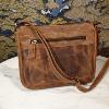 Sac bandoulière KASZER collection Nevada Marron naturel clair touché velours 208