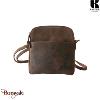 Sac bandoulière KASZER collection Wyoming brun naturel moyen 20622-C6