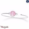 Bracelet Tom Hope Sunset Pink cuivre plaqué argent TM0310