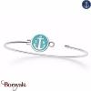 Bracelet Tom Hope Sunset Blue cuivre plaqué argent TM0320