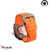 Bracelet de montre Tacs Watch caoutchouc orange FKM 24 mm – Style AVL II Homme