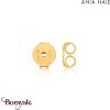 Boucles d'oreilles Ania Haie Spike It Up plaqué or 14 carats sur argent E025-08G