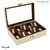 Coffret boite 10 montres, Friederich 1923 série Cordoba à fenêtre, beige 26215-8