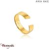 Géometry, Bague Argent plaqué Or 14 carats ANIA-HAIE R005-03G