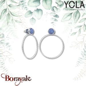 Boucles d'oreilles Yola Nature Nature et élégance Acier poli IK-543