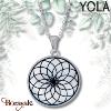 Collier Yola Nature Nacre Acier poli IP-416