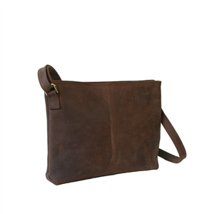 Sac bandoulière KASZER collection Kansas marron naturel foncé 20024-C6