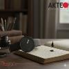 Montre AKTEO Art - Lettres Ecrivain 48 mm noire ronde ALe21