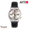 Montre AKTEO Profession Chemin de Fer 38 mm noire ronde PSe10N