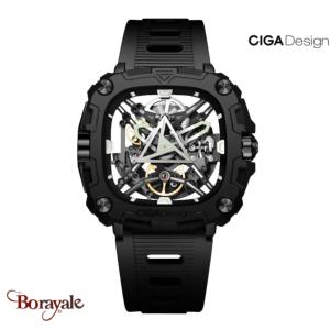Montre Ciga Design Eye of Horus Black homme X051-BB01-W5B