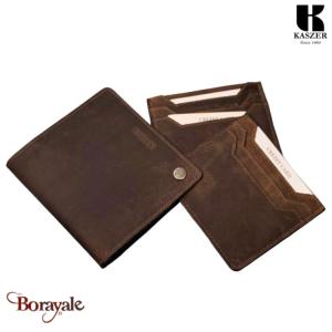 Porte cartes KASZER collection Oregon Marron naturel 592104-C6