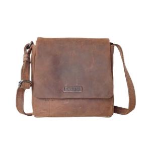 Sac bandoulière KASZER collection Nevada Marron naturel clair touché velours 208