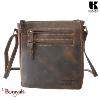 Sac bandoulière KASZER collection Wyoming brun naturel moyen 20616-C6