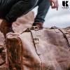 Sac de voyage - sport KASZER collection Wyoming brun naturel moyen 20687-C6