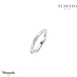 Bague TI Sento Minimaliste femme 12213ZI/56