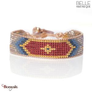 Bracelet Belle mais pas que, Terracotta, Perles de miyuki dorées à l'or fin