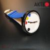 Montre AKTEO Art - Peinture 5 taches 48 mm argent ronde APe13