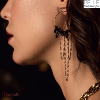 Boucles d'oreilles Belle mais pas que, Collection: Naomie chaînes Malachite NAOM