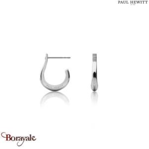 Boucles d'oreilles Paul Hewitt Manille Acier PH-ER-SHL-S