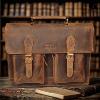 Cartable Serviette KASZER collection Nevada Marron naturel clair touché velours