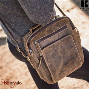 Sacoche Kaszer collection Nevada en cuir de vachette 20843-C6