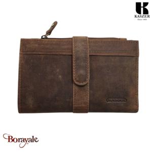 Porte monnaie KASZER collection Oregon Marron naturel 581304-MC6