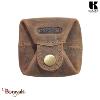 Porte monnaie crapaud KASZER collection Oregon Marron naturel 520004-MC6