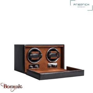 Remontoir 2 montres, Friederich 1923 série Bond à Led, marron 29482-3