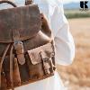 Sac à dos KASZER collection Kansas marron naturel foncé 20098-C6