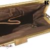 Sac bandoulière KASZER collection Nevada Marron naturel clair touché velours 208