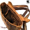 Sac bandoulière - caméra Bag KASZER collection Kansas marron naturel foncé 20045