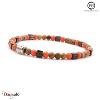 Bracelet Pierre Paul Jacques Pierres fines 4 mm Multi Jaspe Paysager - Jaspe ora