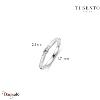 Bague TI Sento Minimaliste femme 12213ZI/56