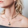 Collier TI Sento The Hexagone femme 6838BL