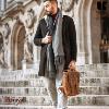 Sac à dos KASZER collection Nevada Marron naturel clair touché velours 20858-C6