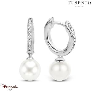 Boucles d'oreilles TI Sento Perles femme 7696PW