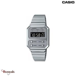 Montre Casio Vintage  acier A100WE-7BEF