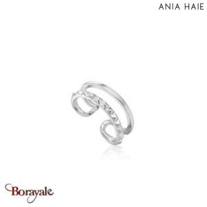 Bague d'oreille Ania Haie Spike It Up argent 925° plaqué rhodium de haute qualit