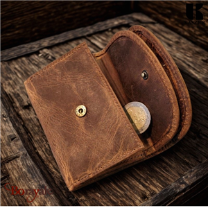 Porte monnaie KASZER collection Oregon Marron naturel 500604-MC6