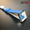 Montre AKTEO Art - Peinture Esquisse bleue carrée APe39
