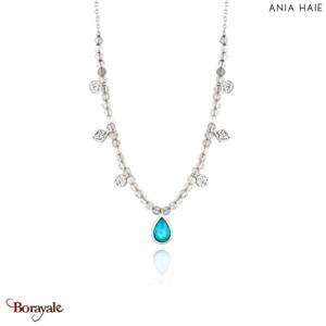 Collier Ania Haie Minéral Glow argent 925° plaqué rhodium de haute qualité N014-