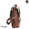 Sac à dos KASZER collection Nevada Marron naturel clair touché velours 20858-C6