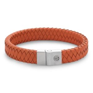 Bracelet Rebel & Rose Full Metal Premium Orange 12 mm, Homme RR-M0051-S-L