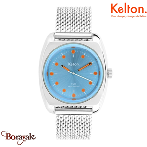 Montre KELTON RC 22 bleu-orange mesh
 quartz Unisexe 9122482