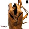 Sac à dos KASZER collection Nevada Marron naturel clair touché velours 20835-C6