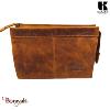 Trousse de toilette KASZER collection Oregon Marron naturel 556604-MC6