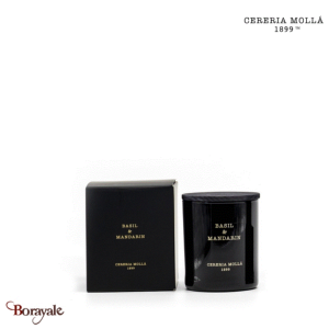 Bougie 230g Cereria Molla Basilic et Mandarine